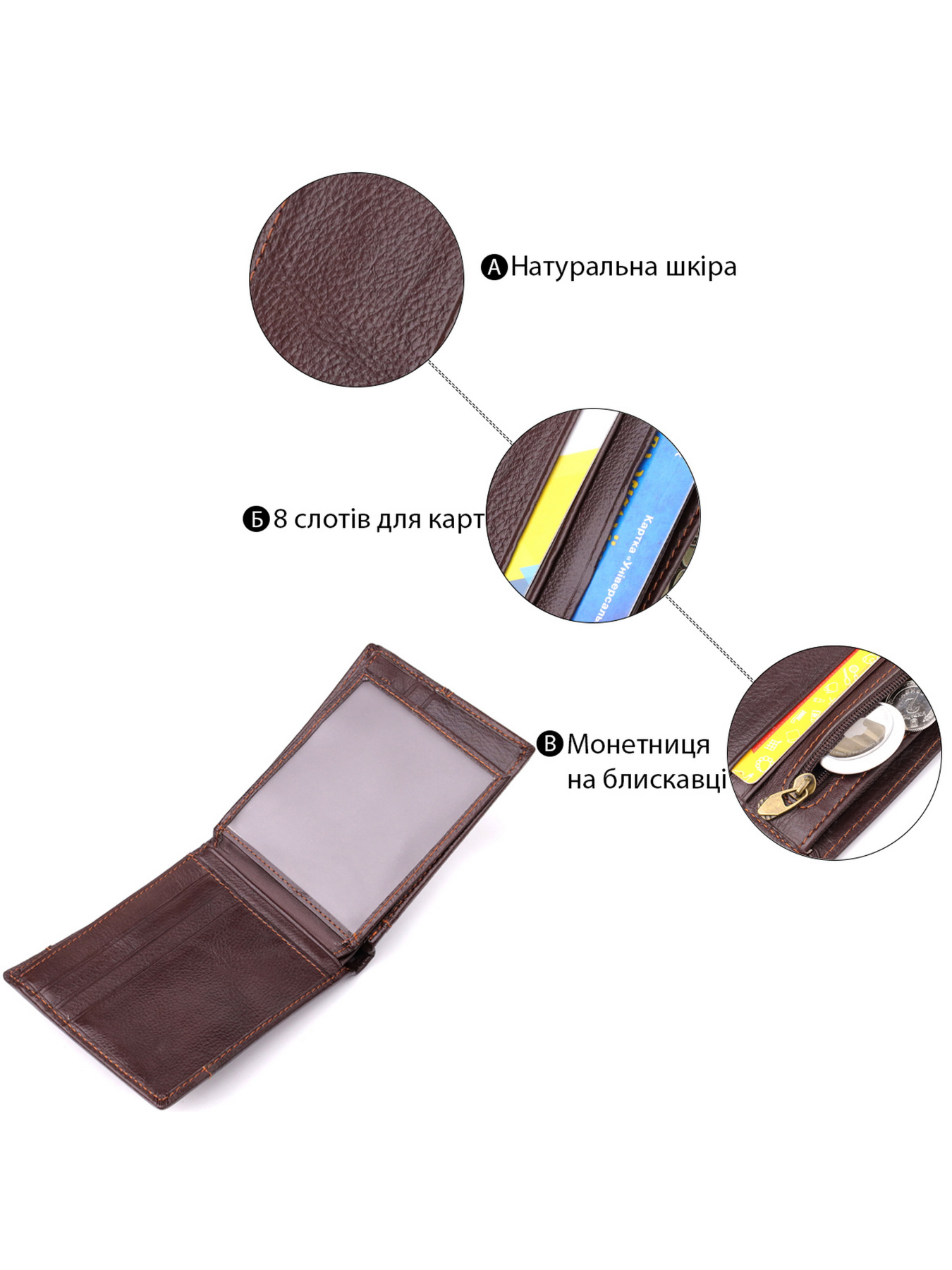 Кошелек Vintage модель bag24_22888 Фото