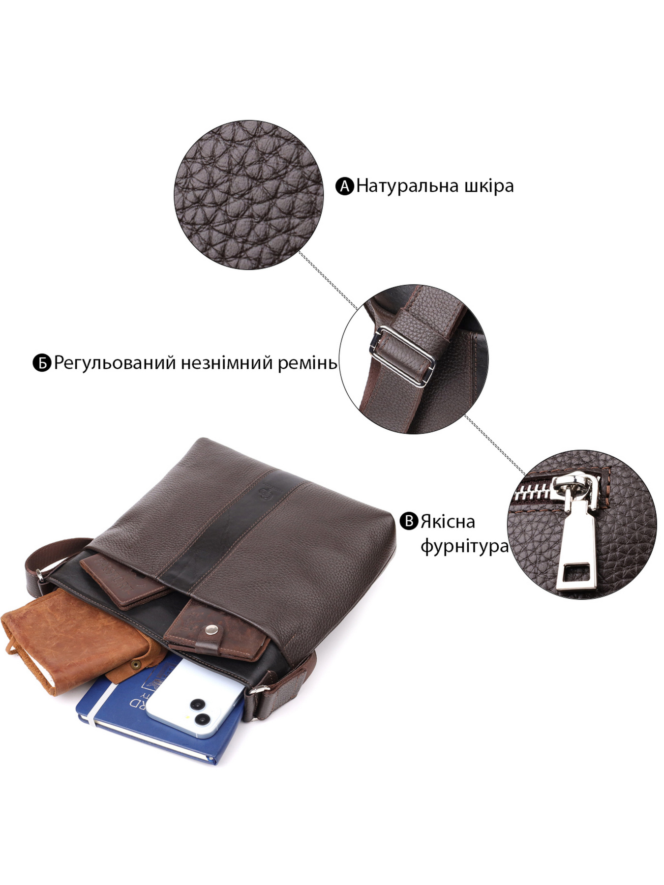 Кросс-боди Grande Pelle модель bag24_22884 Кросс-боди Grande Pelle модель bag24_22884 Фото