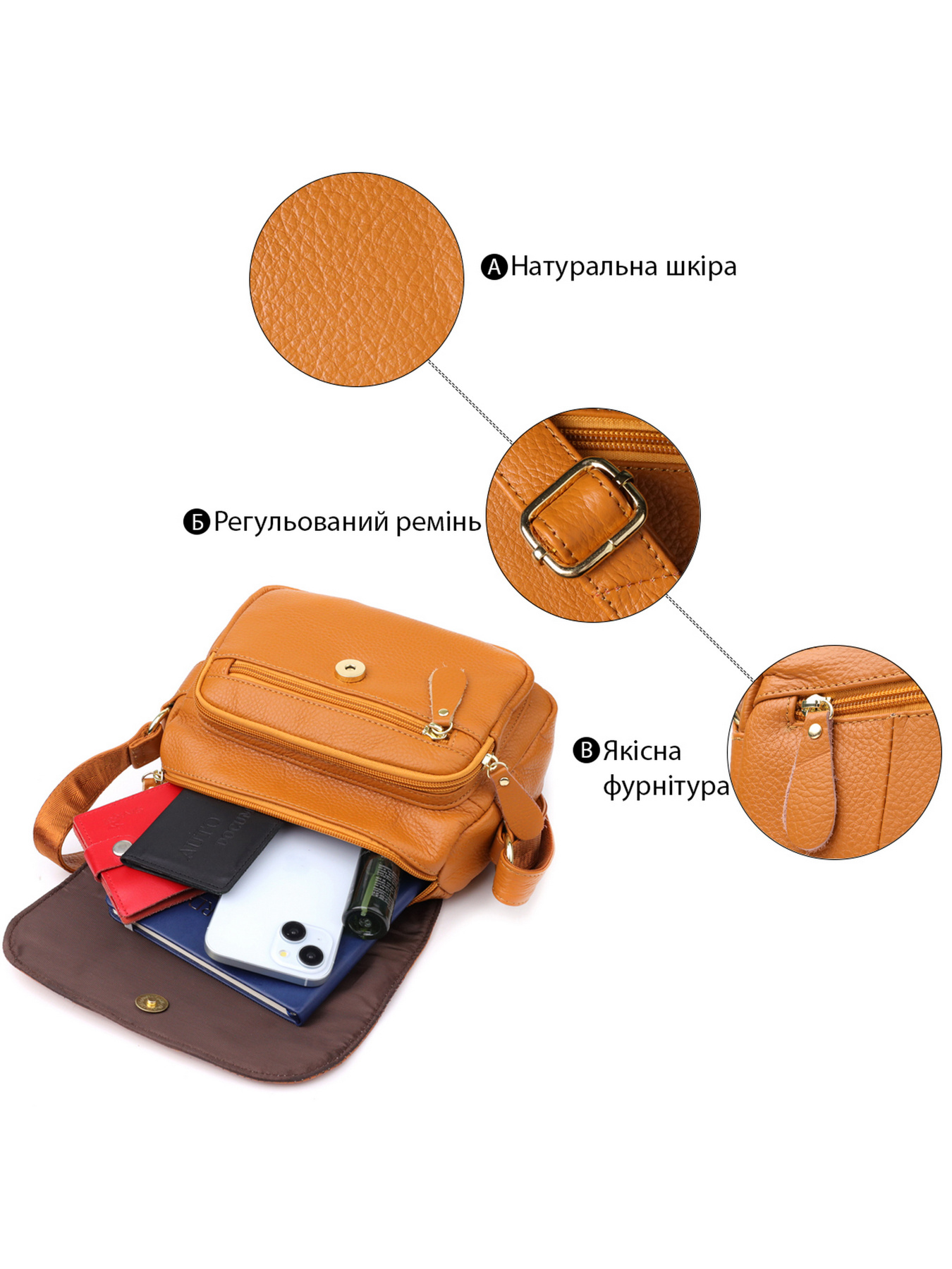 Кросс-боди Vintage модель bag24_22968 Фото