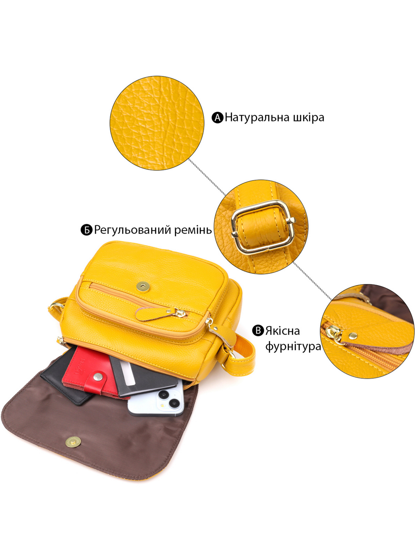 Кросс-боди Vintage модель bag24_22969 Фото