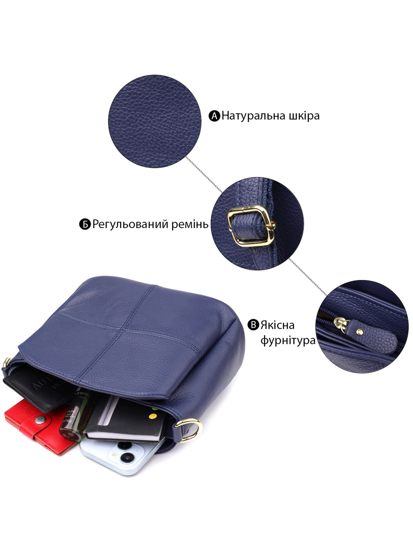 Кросс-боди Vintage модель bag24_22976 Фото