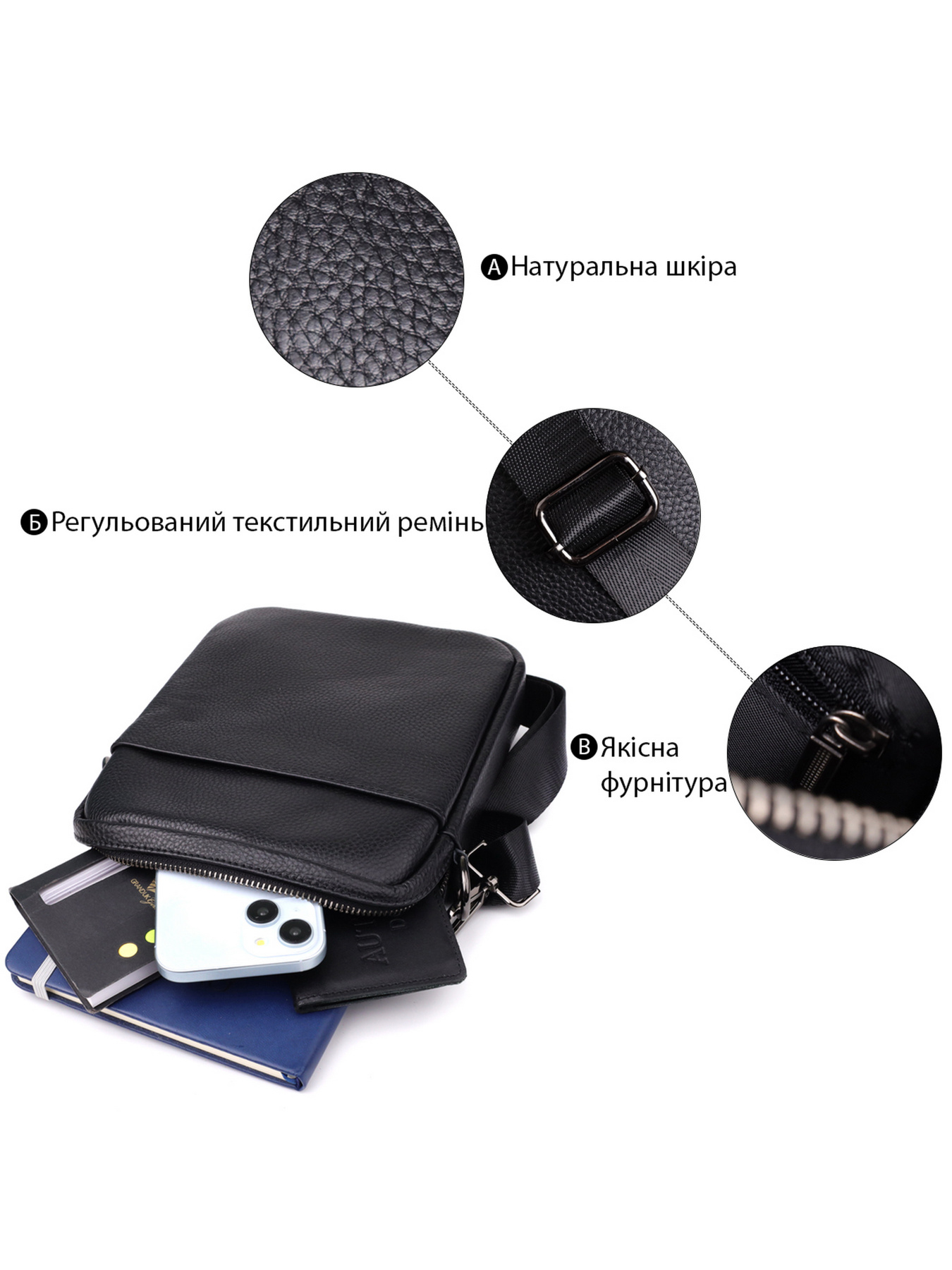 Крос-боді Vintage модель bag24_23021 Фото