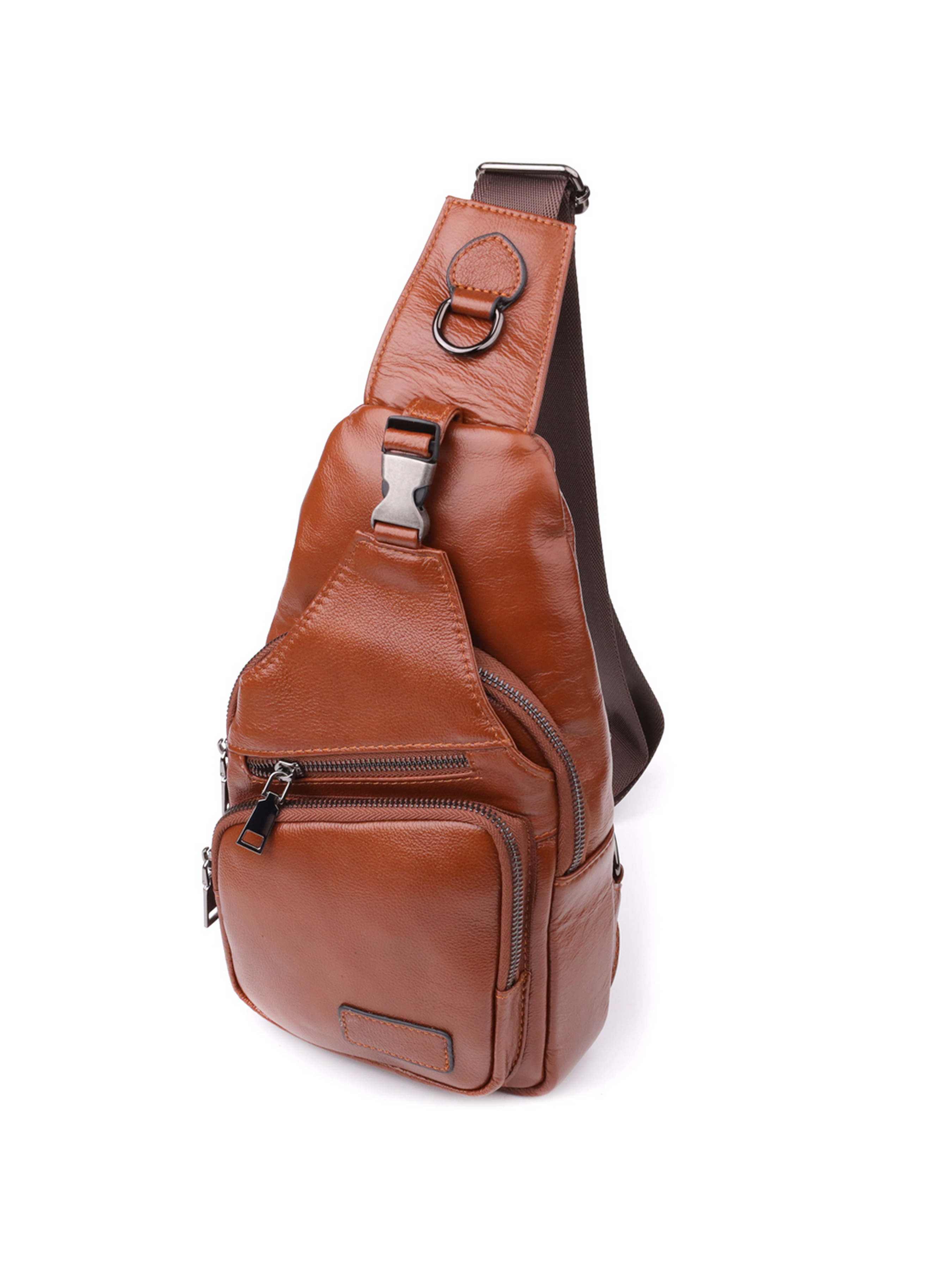 Vintage Крос-боді (bag24_23049) Чоловіче колір - Коричневий матеріал - Шкіра