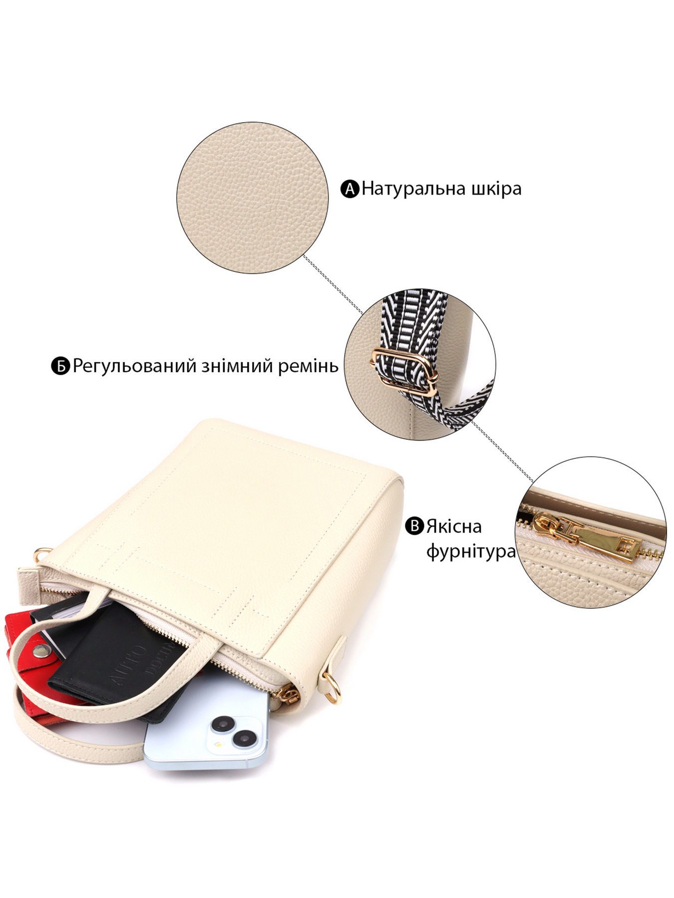 Кросс-боди Vintage модель bag24_22917 Фото