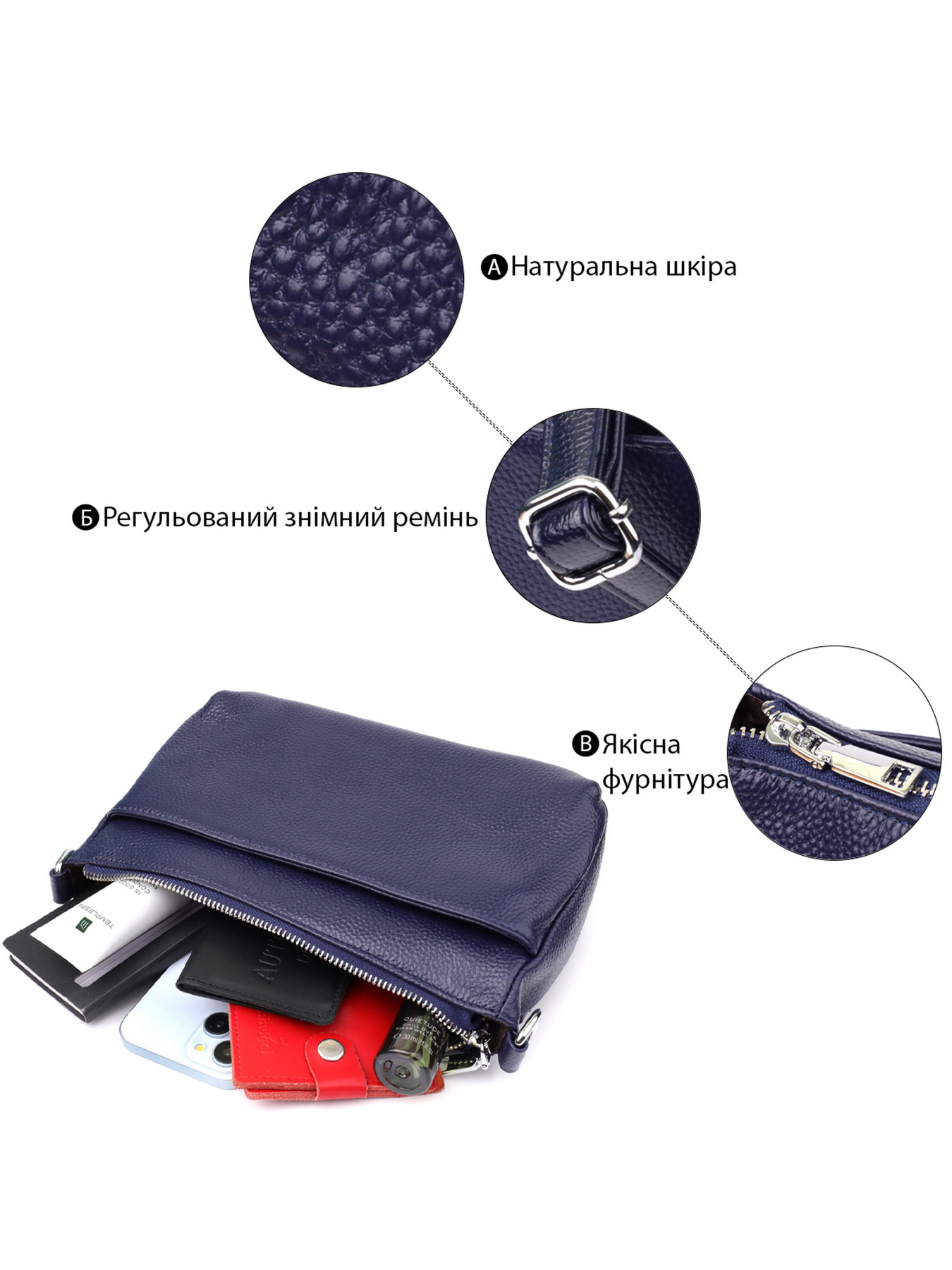 Кросс-боди Vintage модель bag24_22928 Фото