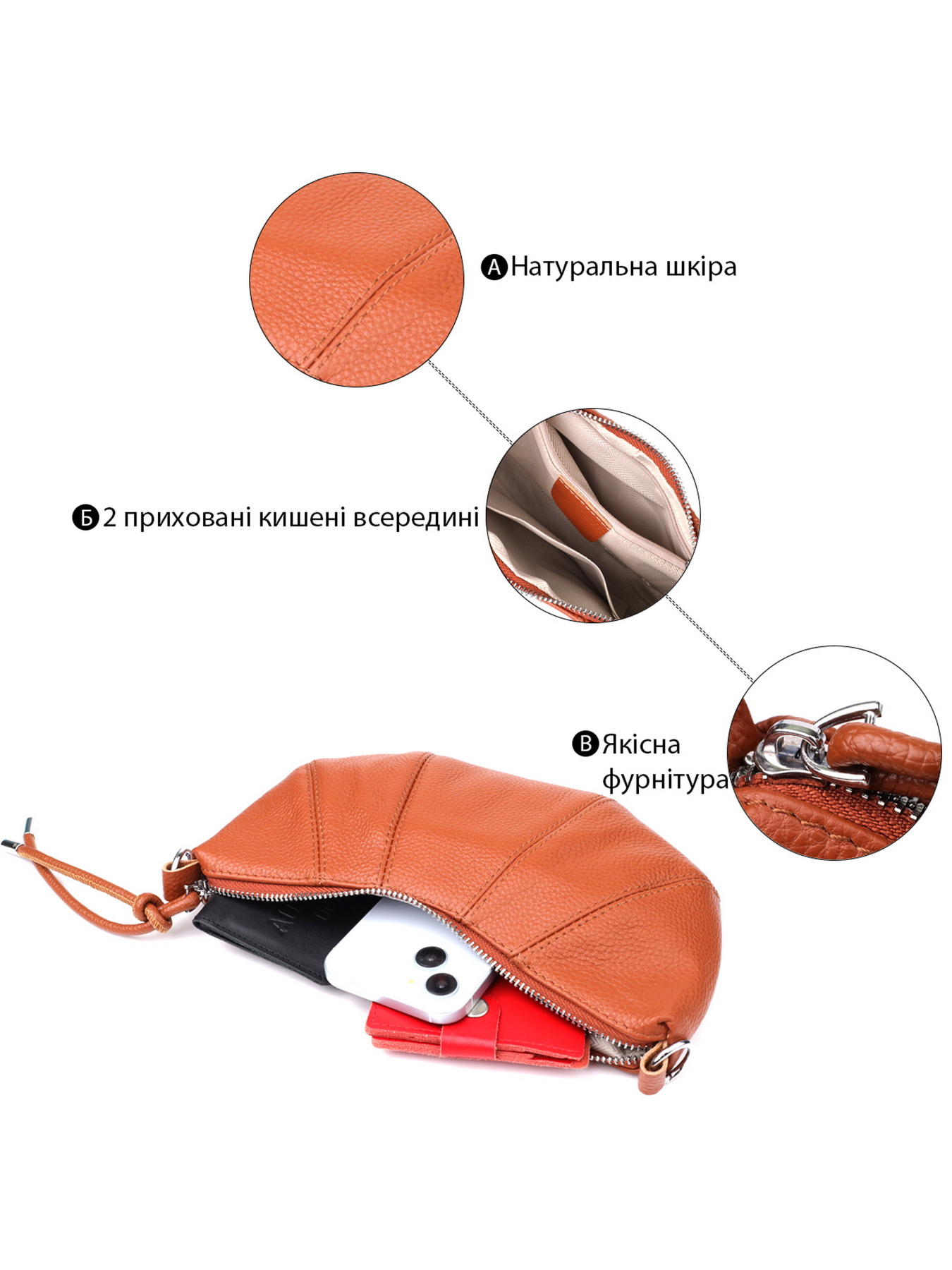 Кросс-боди Vintage модель bag24_22934 Фото