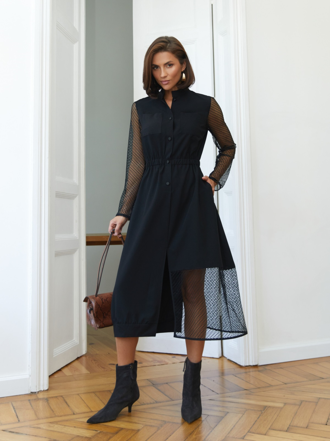 Платье миди Dressa модель 75905 Фото