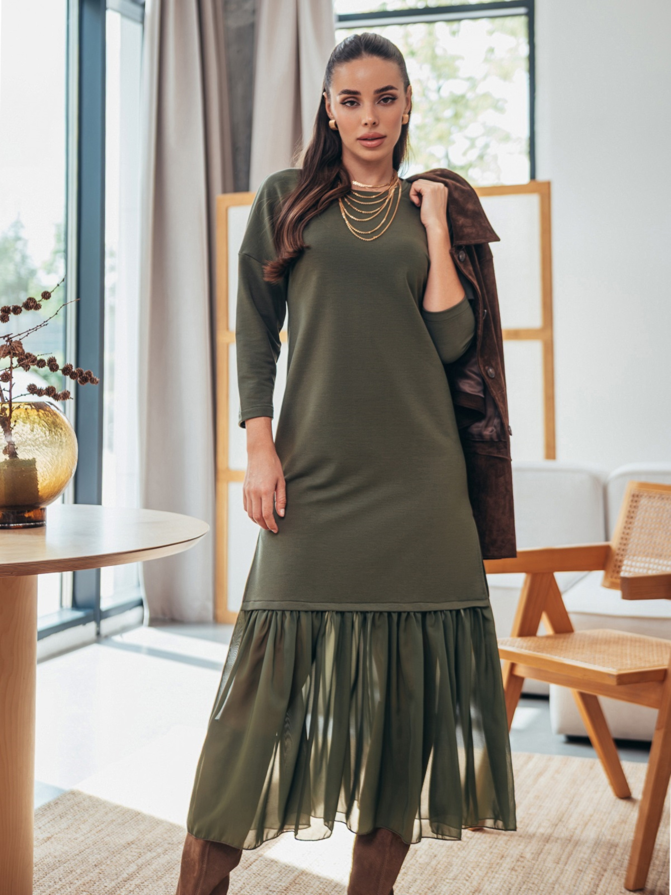 Платье миди Dressa модель 75860 Фото