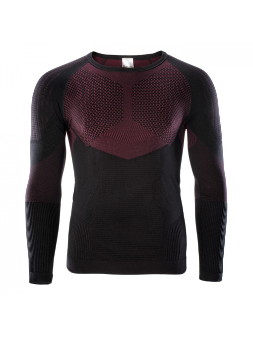 Термобелье Hitec Термокофта Higlo модель HIGLO TOP-BLACK/DARK RED Фото