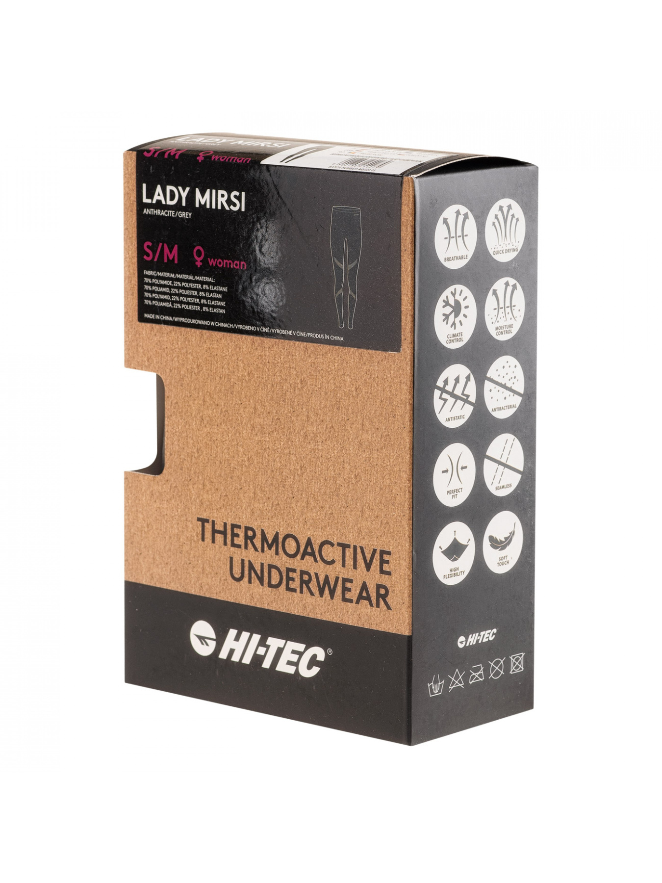 Термобілизна Hitec Термокальсони  Lady Mirsi модель LADY MIRSI-ANTHRACITE/GREY Фото