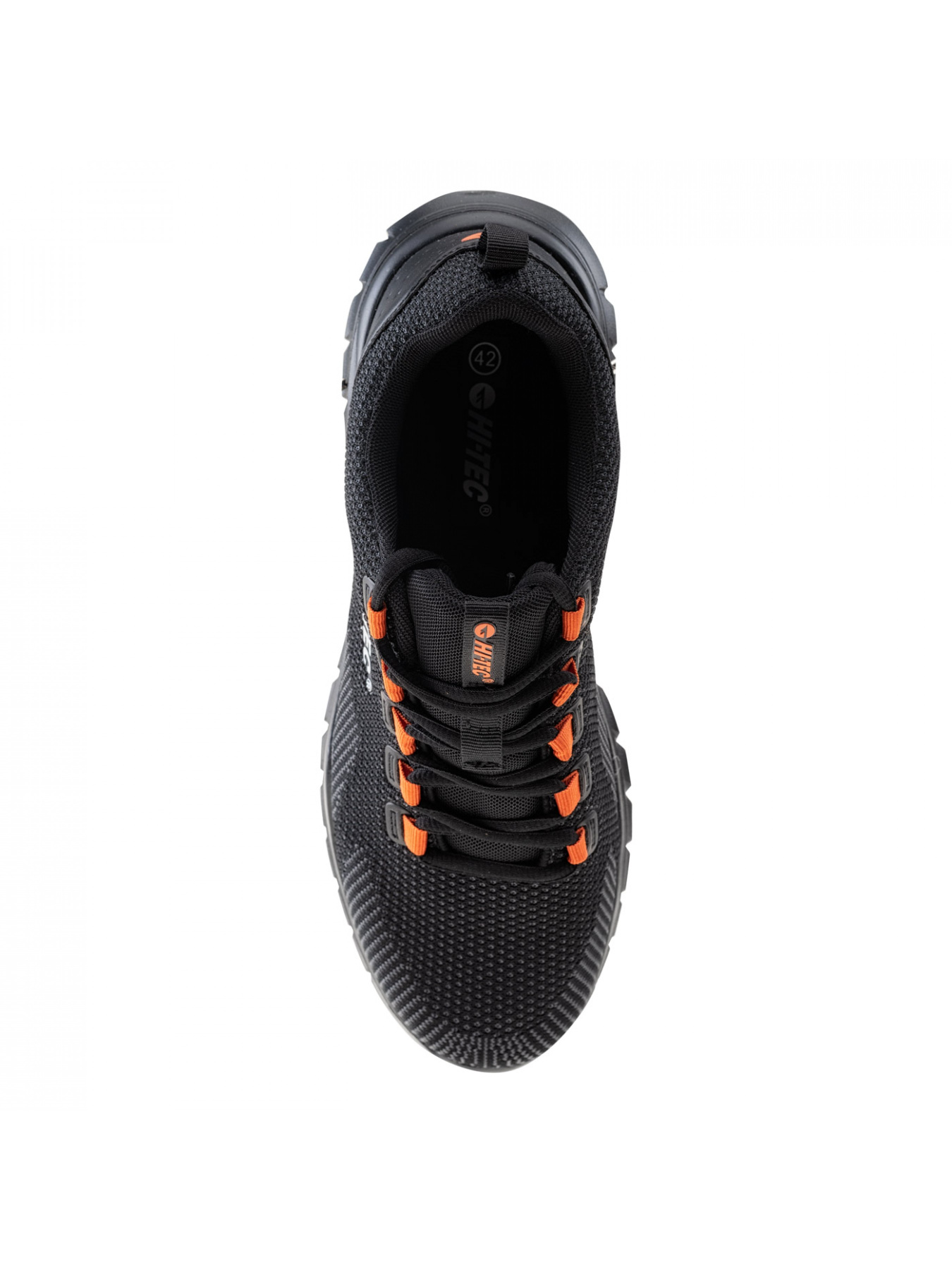 Кросівки Hitec Herami Модель HERAMI-BLACK/DARK GREY/ORANGE Фото