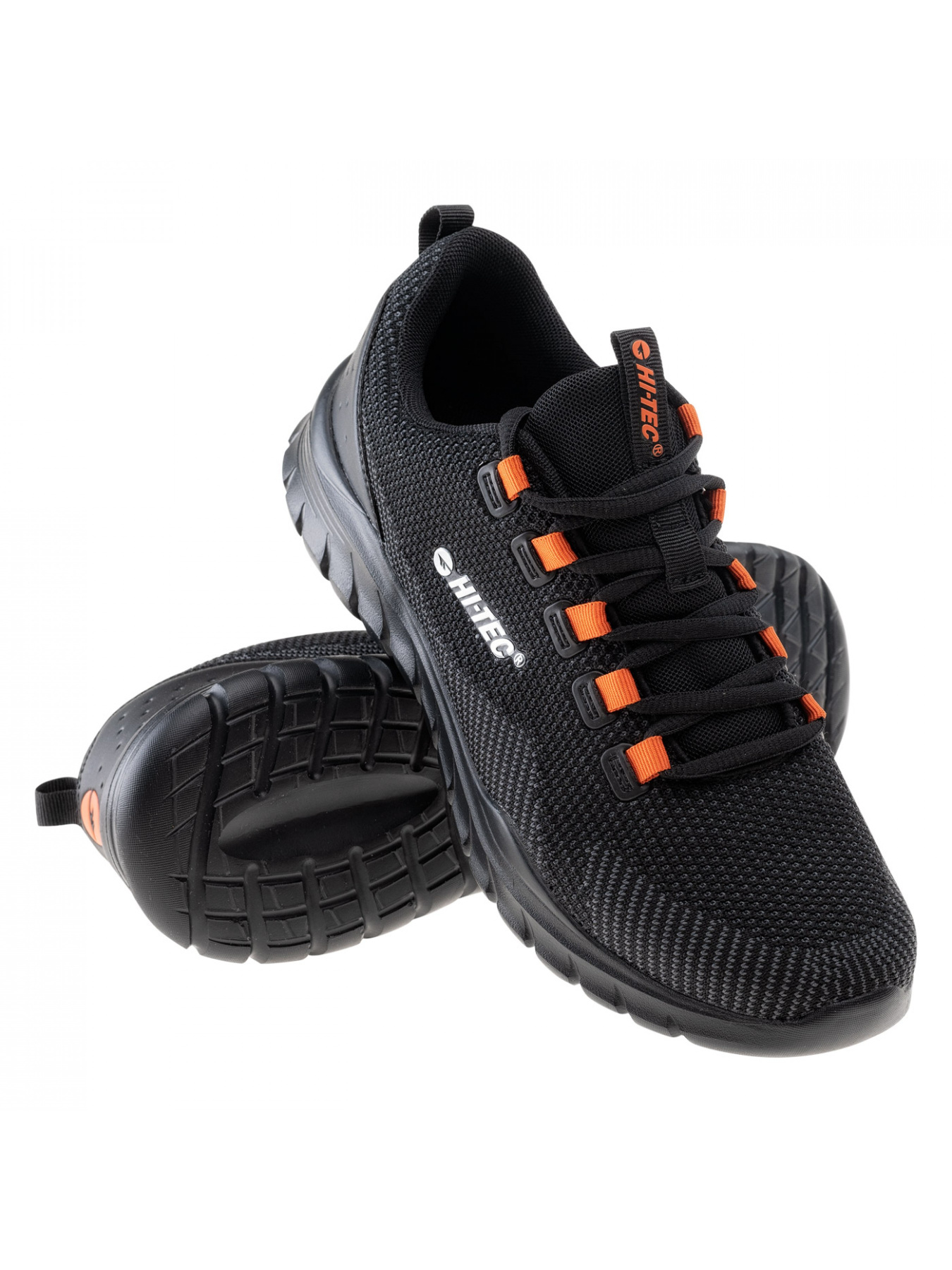 Кросівки Hitec Herami Модель HERAMI-BLACK/DARK GREY/ORANGE Фото