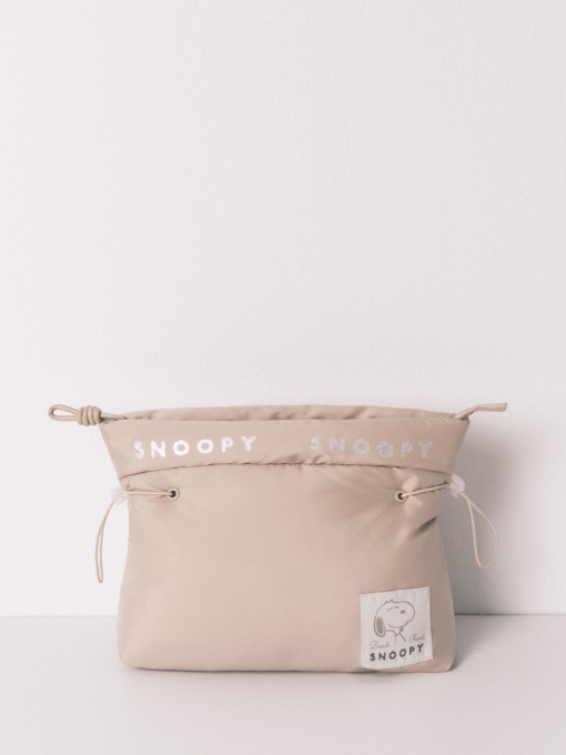 Средняя бежевая косметичка Snoopy Women'secret модель 4842955-33 Фото