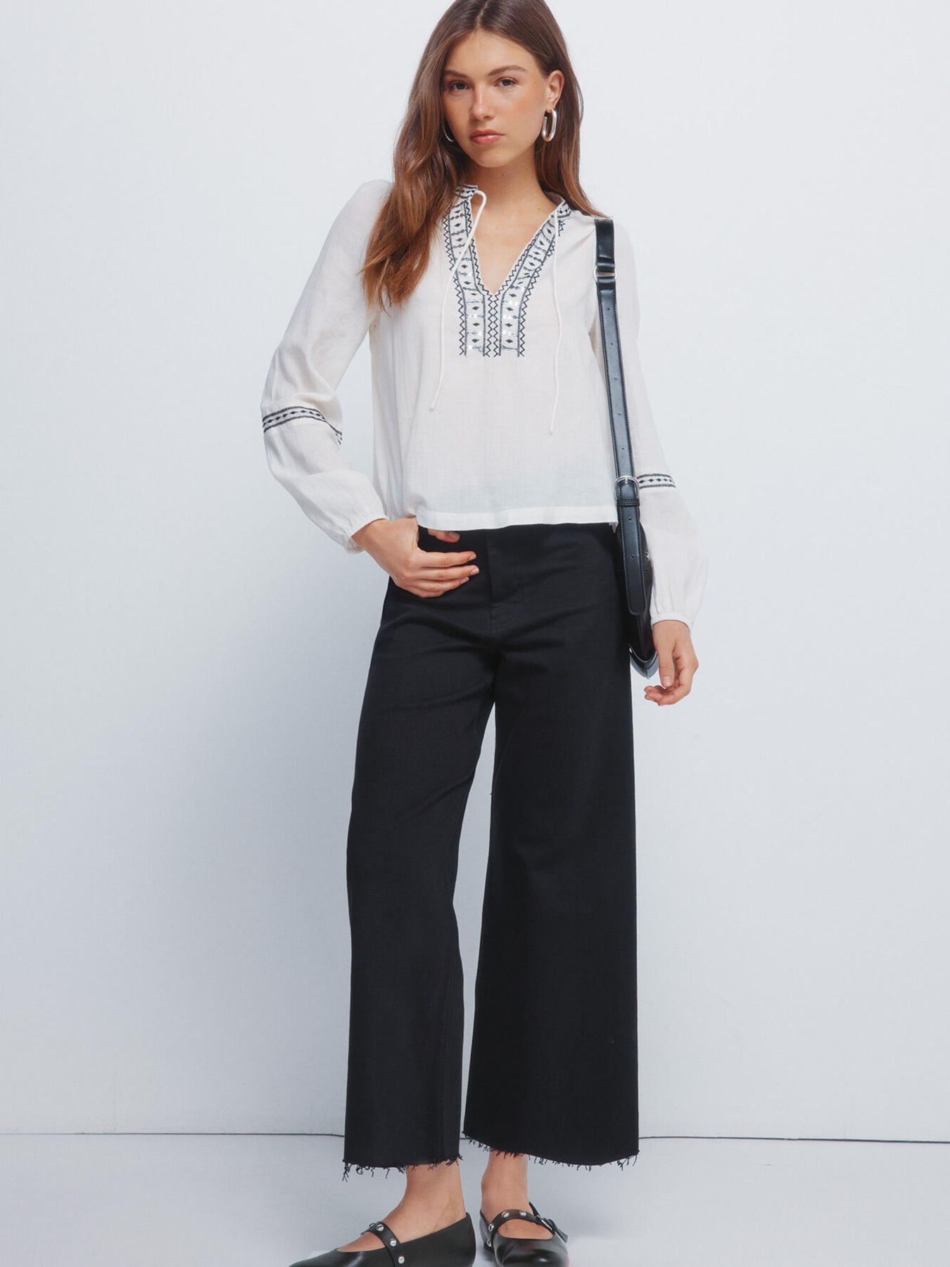 Расклешенные джинсы SPRINGFIELD модель 6832077-01 Фото