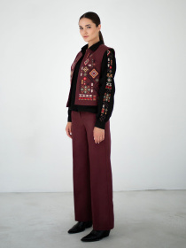 Жилет классический Едельвіка модель 237-25-00burgundy Фото