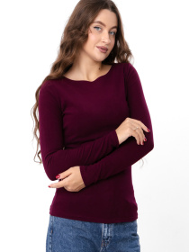 Лонгслив Носи своє модель 8380-113-marsala Фото