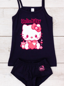 Комплект белья Носи своє модель 6345-036-33-chornilxno-sinj-kitty Фото