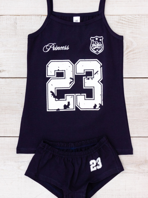 Комплект белья Носи своє модель 6345-036-33-1-chornilxno-sinj-23 Фото