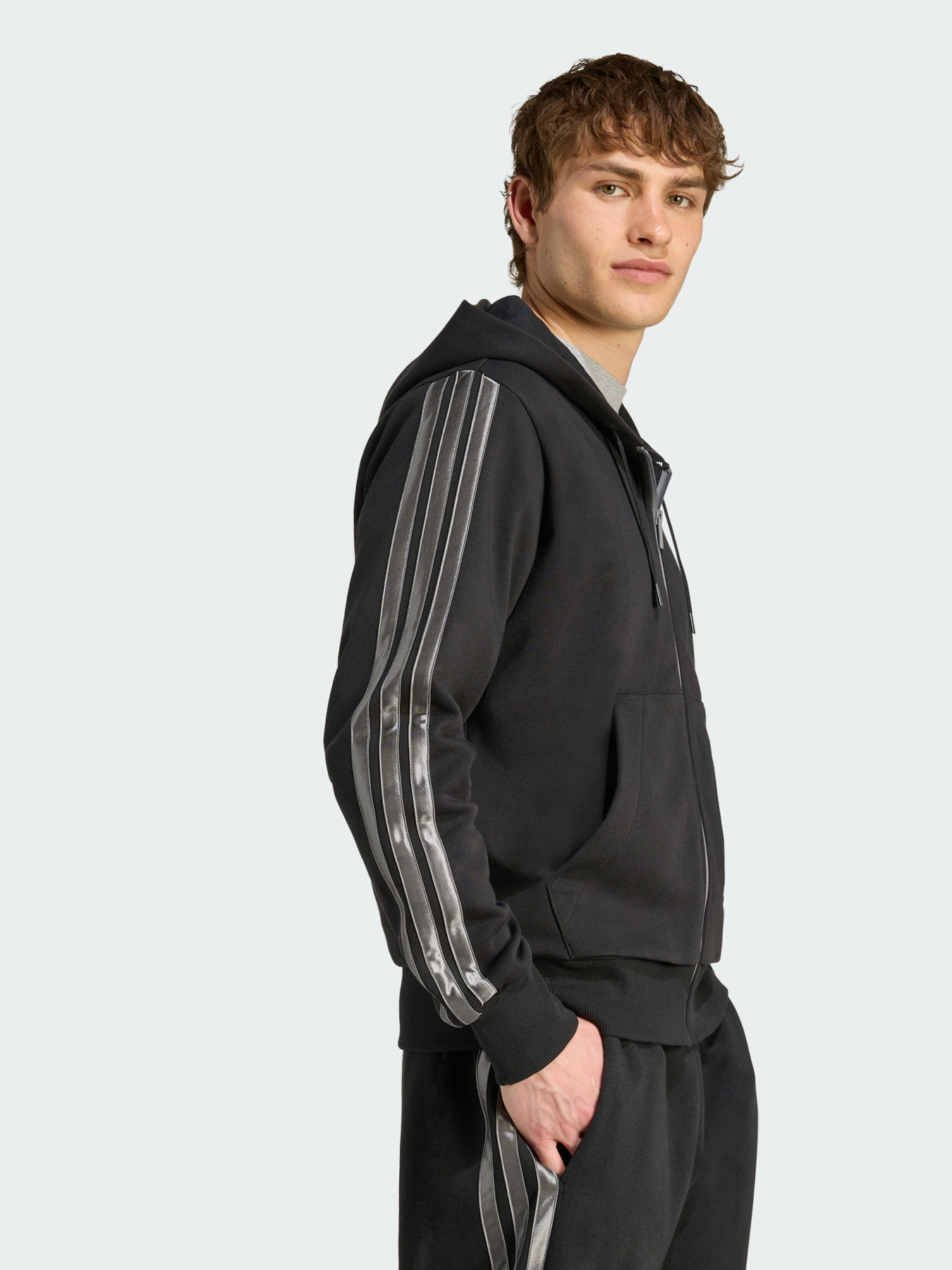 Кофта Adidas 3 Stripes модель JM1695 Фото