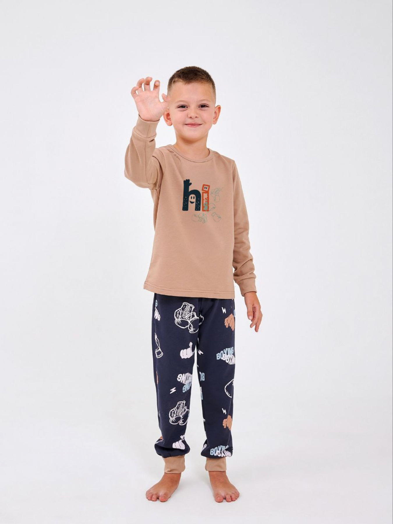 Пижама SMIL модель smil_104870-1-pesocnyj Фото