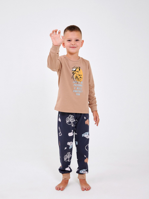 Пижама SMIL модель smil_104871-1-pesocnyj Фото