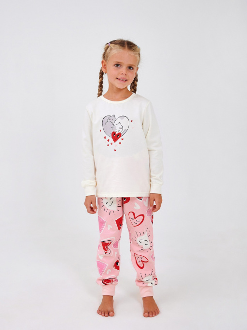 Пижама SMIL модель smil_104858-1-molocnyj Фото