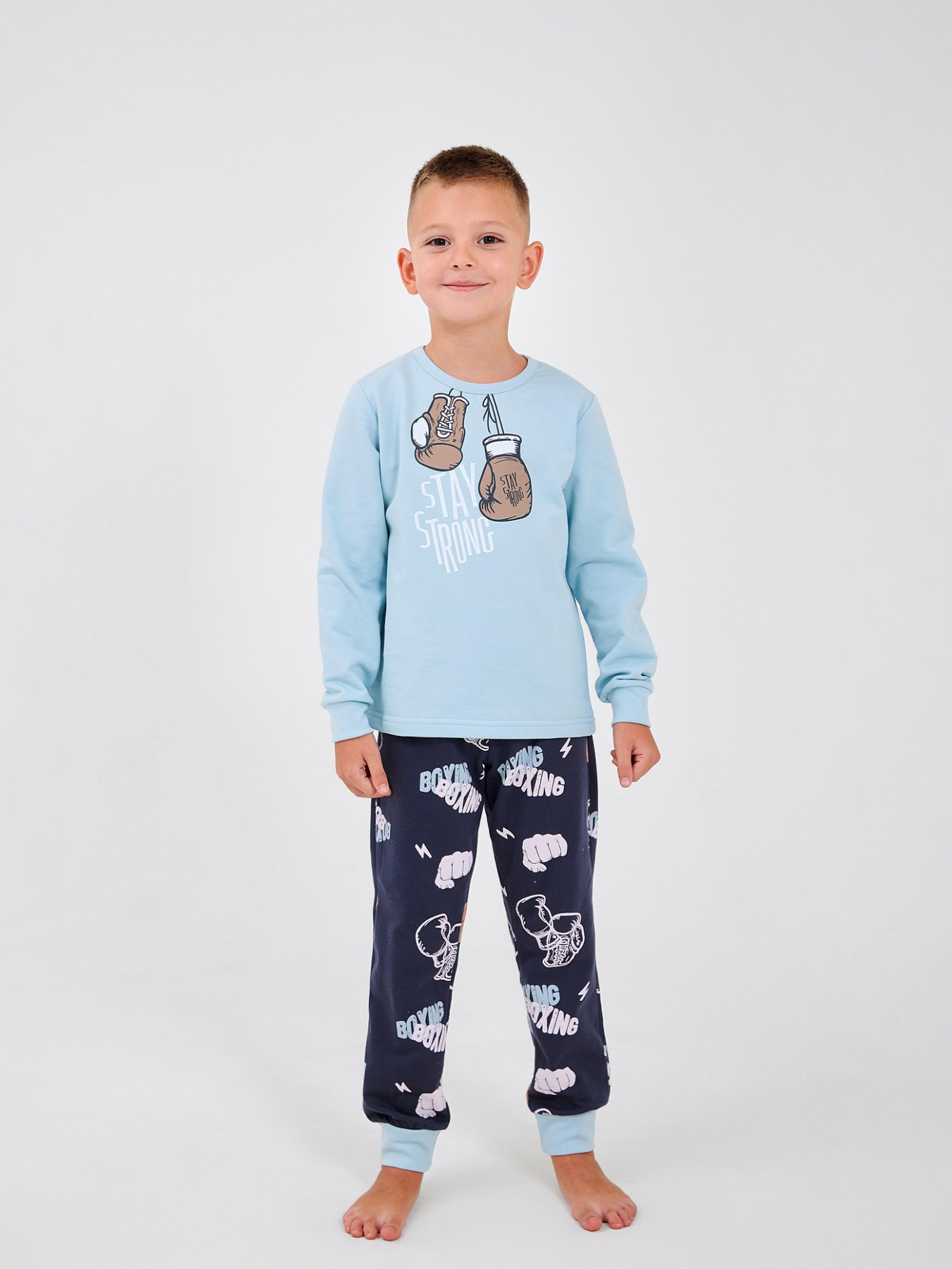 Пижама SMIL модель smil_104871-1-goluboj Фото