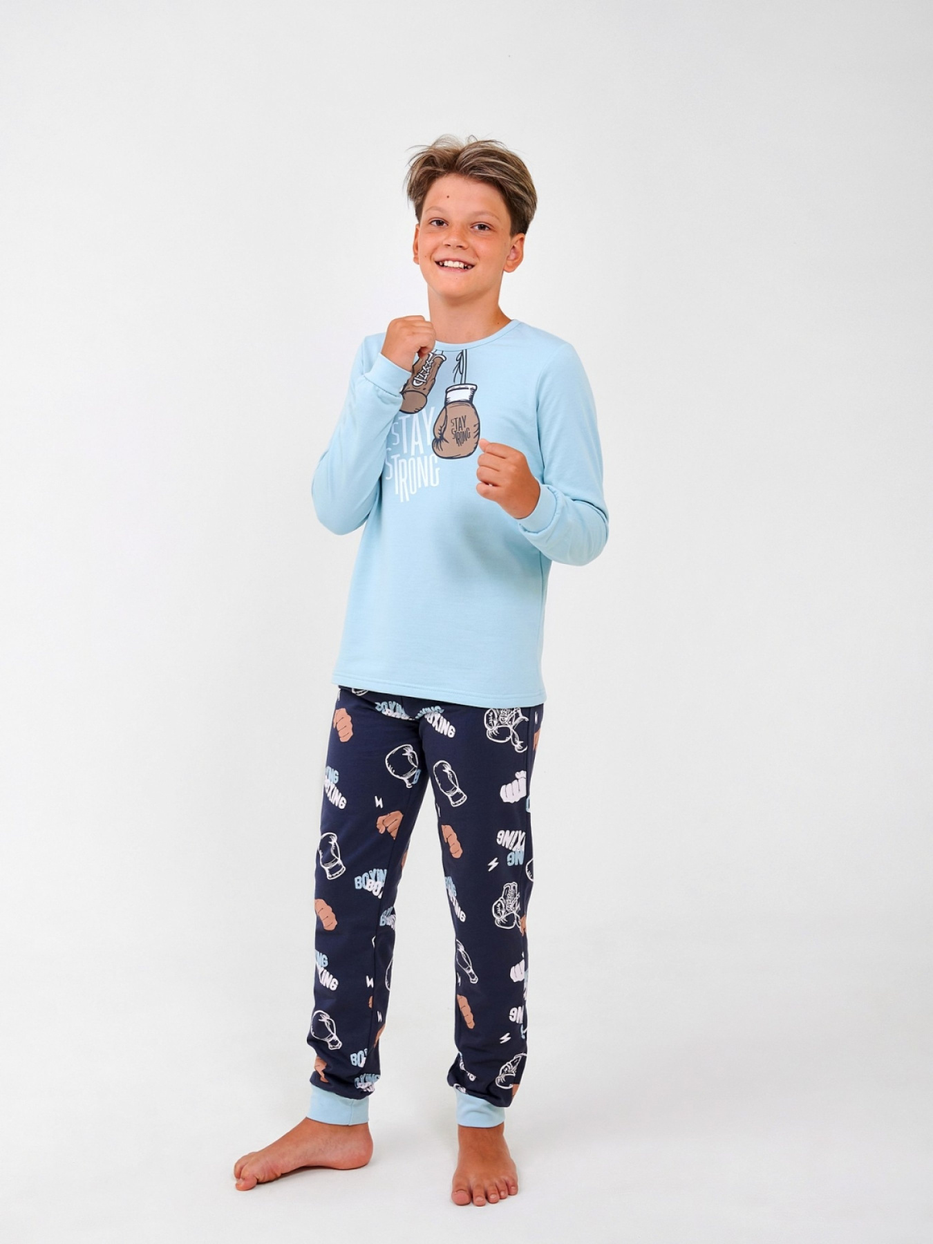 Пижама SMIL модель smil_104871-1-goluboj Фото