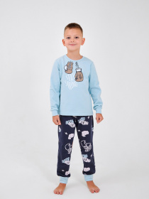 Пижама SMIL модель smil_104871-1-goluboj Фото