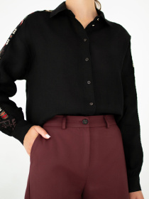 Брюки классические Едельвіка модель 234-25-00burgundy Фото