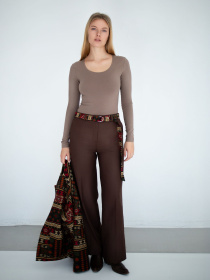 Брюки классические Едельвіка модель 234-25-00brown Фото