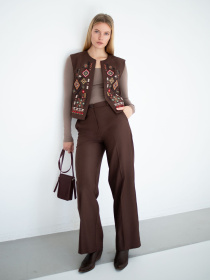 Брюки классические Едельвіка модель 234-25-00brown Фото