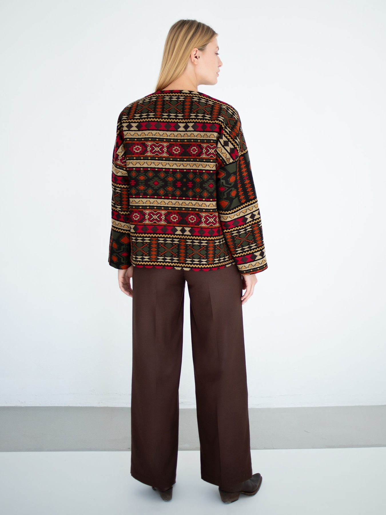 Классические штаны Едельвіка модель 234-25-00brown Классические штаны Едельвіка модель 234-25-00brown Фото