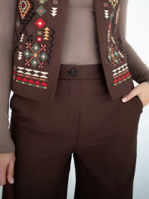 Классические штаны Едельвіка модель 234-25-00brown Классические штаны Едельвіка модель 234-25-00brown Фото