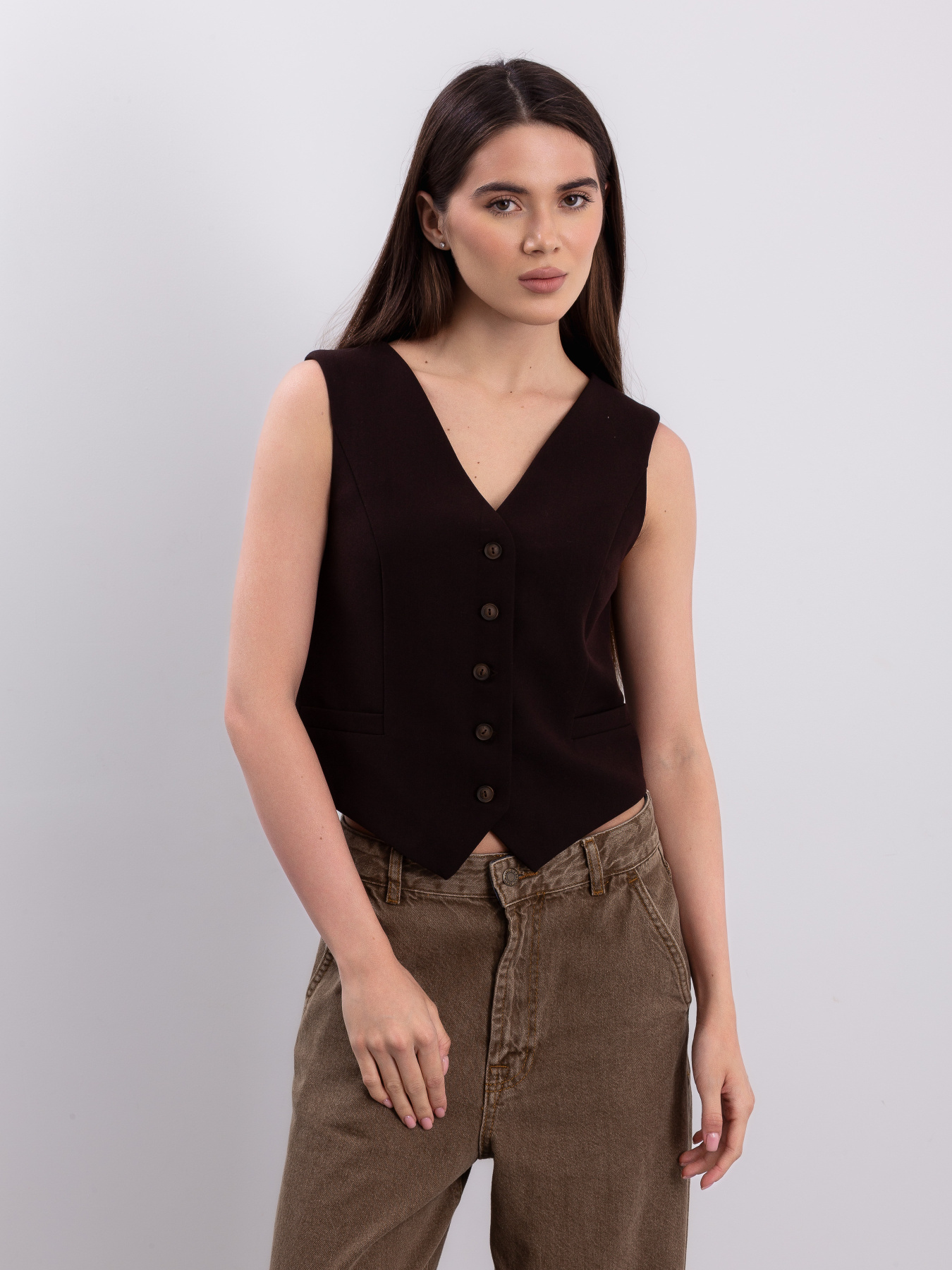 Жилет классический Famo модель JL-120_01 Фото