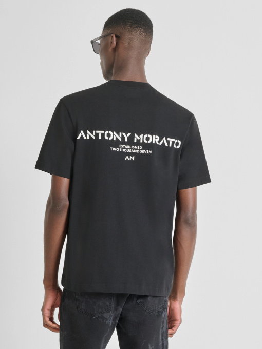 Футболкалар мен поло жейделер Antony Morato үлгі MMKS02540-FA100239-9000 Фото