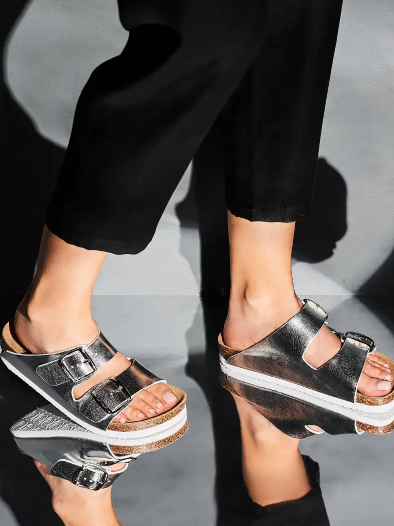 Шлепанцы Grubin модель gr-3366_silver Фото