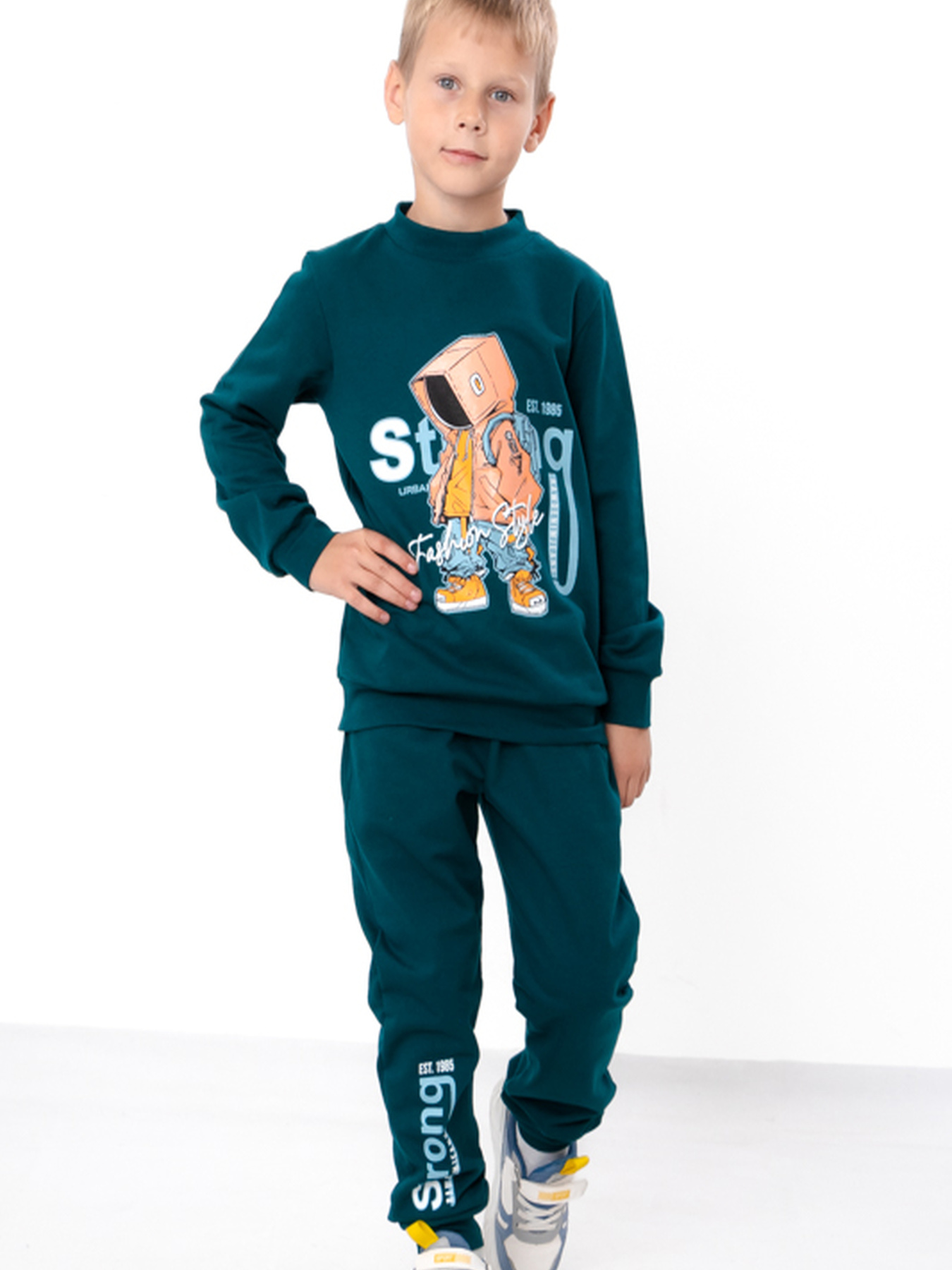 Повсякденний костюм Носи своє модель 6063-023-33-6-temno-smaragdovij-strong Фото