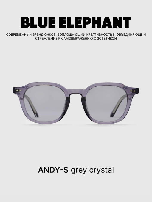 Көзілдірік BLUE ELEPHANT ANDY-S Grey Crystal үлгі CP114397 Фото