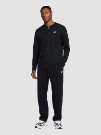 Повседневные штаны NIKE Club French Terry Open-Hem модель HQ4422-010 Повседневные штаны NIKE Club French Terry Open-Hem модель HQ4422-010 Фото
