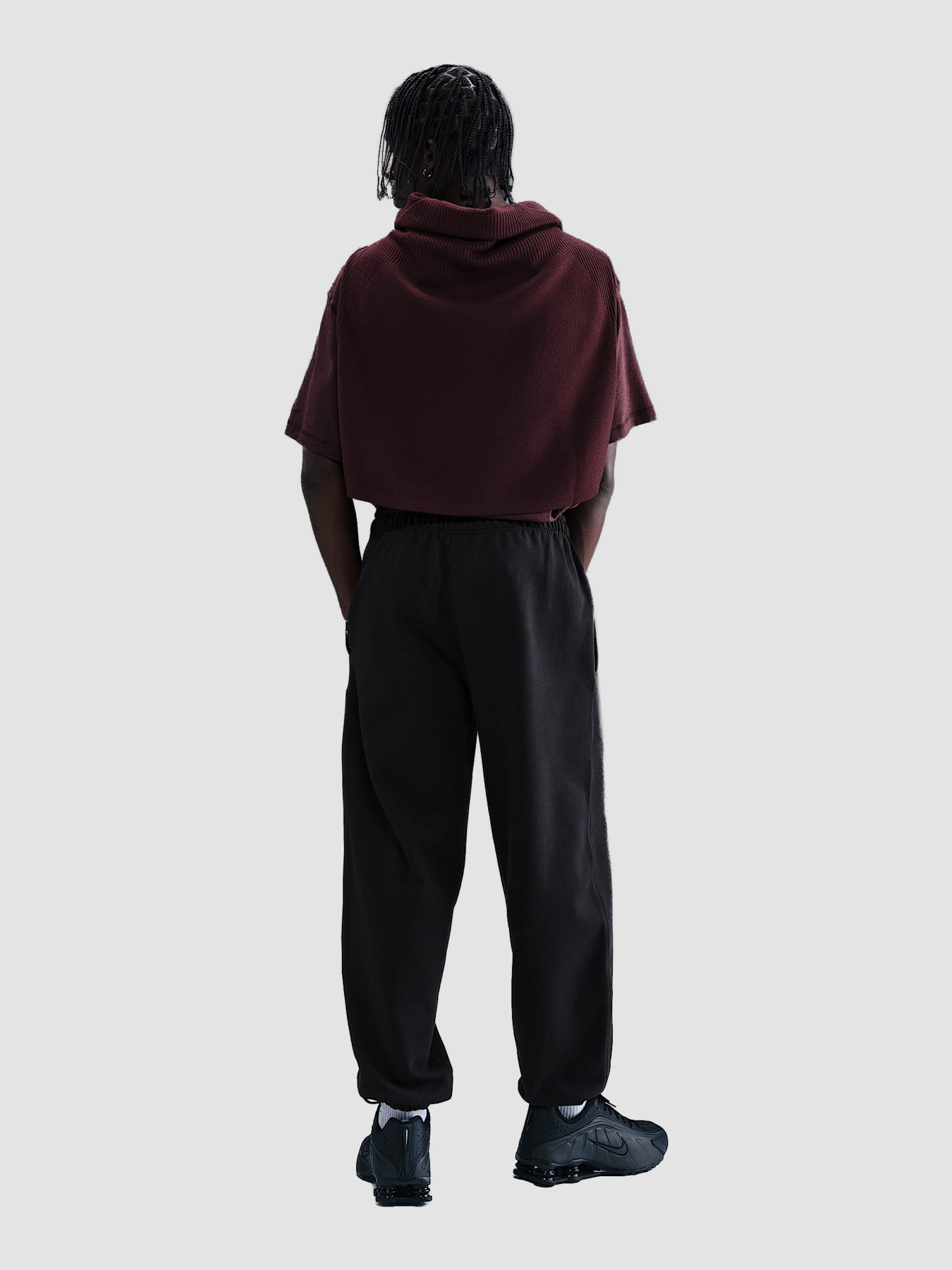 Джоггеры NIKE Solo Swoosh Cuffed Fleece модель HV1088-010 Фото