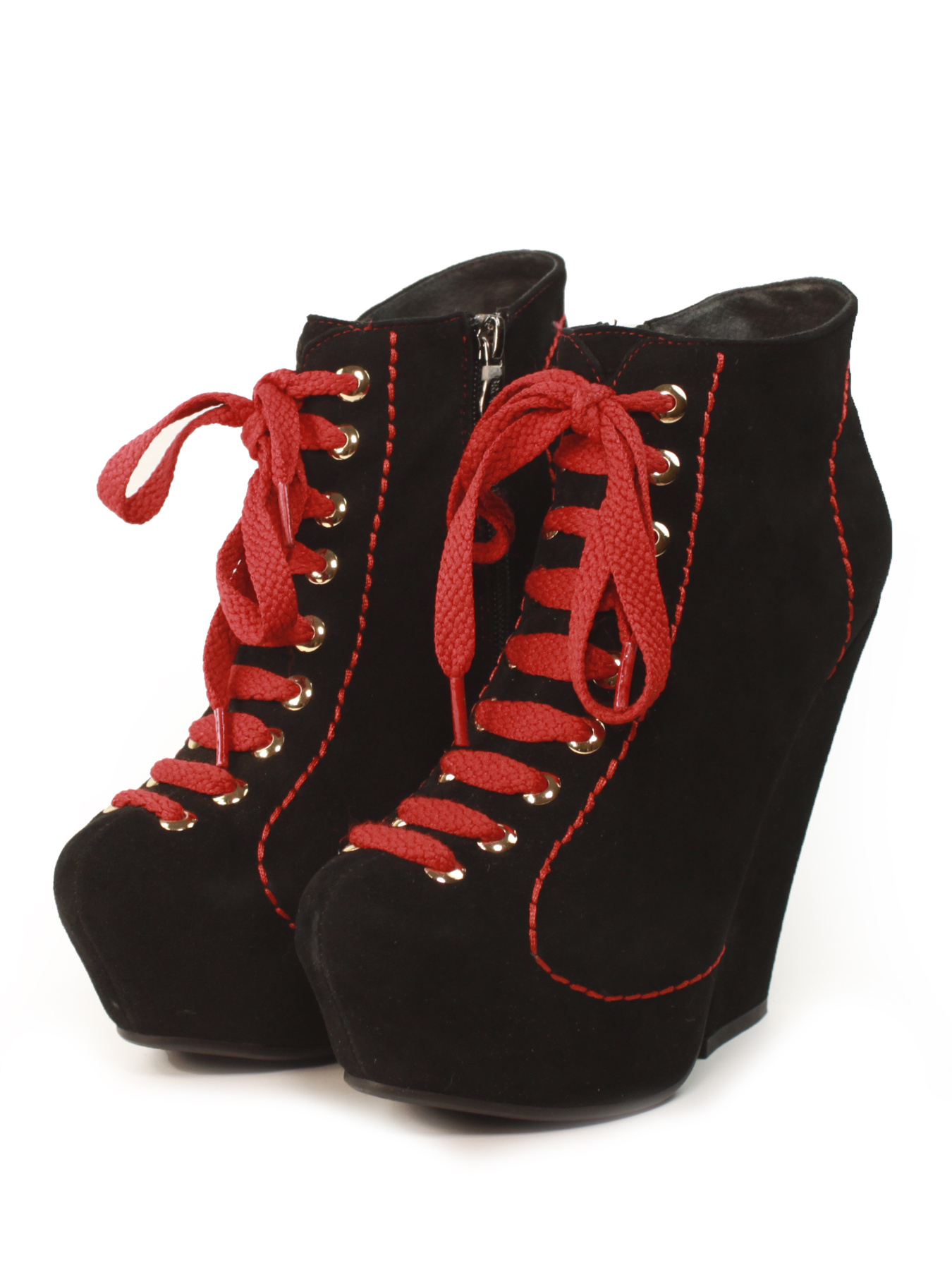 Бoтильоны It-girl модель 6056-22-black-red Фото