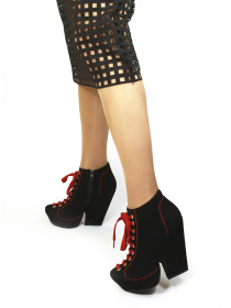 Ботильйони It-girl модель 6056-22-black-red Фото