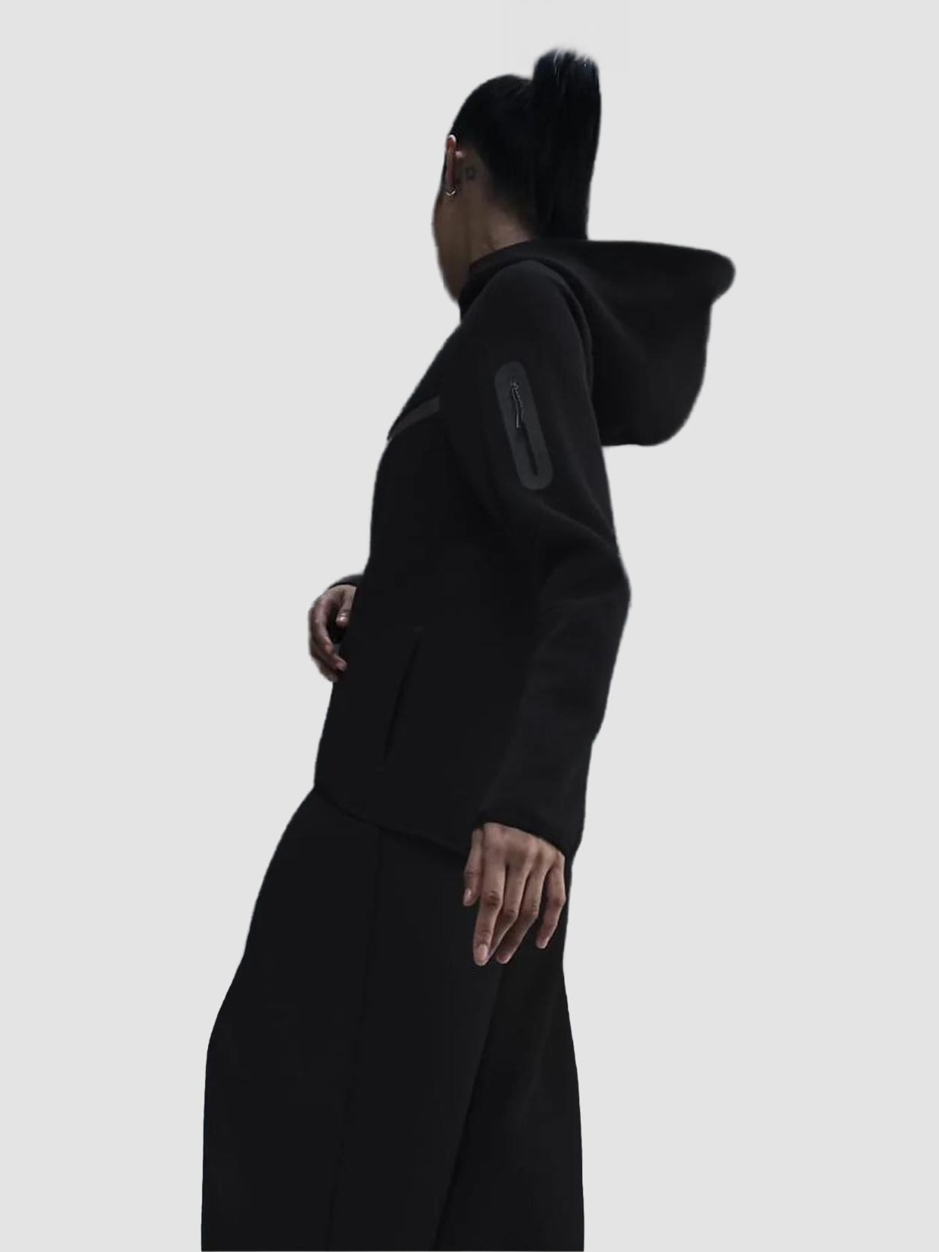 Кофта NIKE W Nsw Tch Flc Wr Fz Hdy 2 модель HV6747-010 Фото