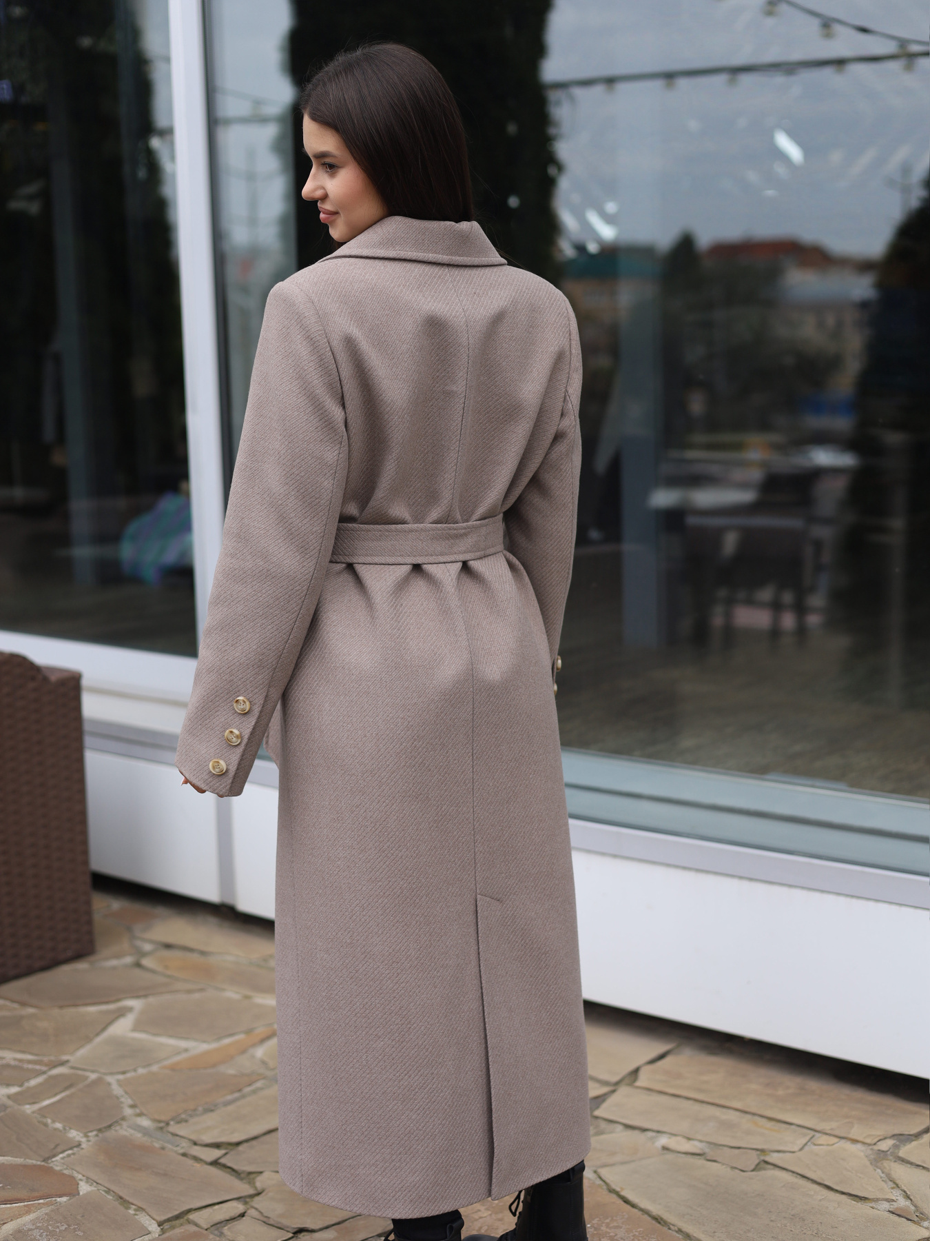 Пальто с утеплителем MilaNova модель Пальто ПВ-392 капучино Фото