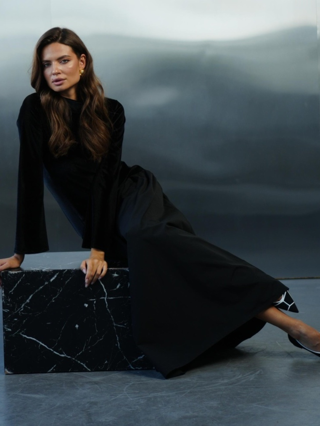 Сукня максі Alnest модель AN 398 Фото