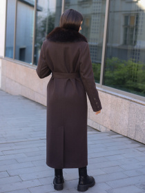 Пальто MilaNova модель Пальто ПВ-392 шоколад Фото