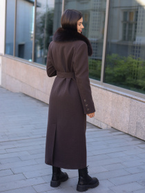 Пальто MilaNova модель Пальто ПВ-392 шоколад Фото