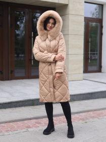 Пальто с утеплителем MilaNova модель Плащ ПВ-391 кемел Фото