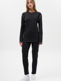 Жіночий Комплект Термобілизни Демісезонний Бавовняний Without Celsius Black модель 8055488 Фото